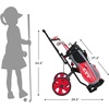 image:imageKVV 2Wheel Junior Golf Cart for 310 Years Old Adjustable Upper BracketRedBlack
