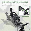 image:imageKVV 3 Wheel 360 Rotating Front Wheel Golf Push Cart Open and Close in ONE SecondFree Umbrella Holder IncludedBlackCharcoal