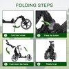 image:imageKVV 3 Wheel 360 Rotating Front Wheel Golf Push Cart Open and Close in ONE SecondFree Umbrella Holder IncludedBlackCharcoal