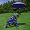 image:imageKVV 3 Wheel 360 Rotating Front Wheel Golf Push Cart Open and Close in ONE SecondFree Umbrella Holder IncludedBlueBlack