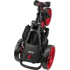 image:imageKVV 3 Wheel 360 Rotating Front Wheel Golf Push Cart Open and Close in ONE SecondFree Umbrella Holder IncludedRedBlack