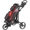 image:imageKVV 3 Wheel Compact Flat Folding Design Golf Push Cart with Lightweight and Sturdy Aluminum Frame Charcoal