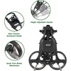image:imageKVV 3 Wheel Compact Flat Folding Design Golf Push Cart with Lightweight and Sturdy Aluminum Frame Charcoal