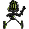 image:imageKVV 3 Wheel FoldableCollapsible Golf Push Cart Ultra Lightweight Smallest Folding Size NewVersion Scorecard HolderCharcoalYellowBlackLime