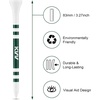 image:imageKVV Bamboo Golf Tees  18Pack in CigaretteStyle Case 314 Inch for Drivers Irons amp Hybrids  Durable Sustainable amp Stylish Golf Tees for All GolfersGreen