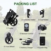 image:imageKVV Electric Golf Push Cart with Remote Control Super Compact and Lightweight Electric Golf CartSmallest Folding Size Electric Golf Cart Suitable for All Terrains and CharcoalCharcoal