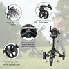 image:imageKVV Electric Golf Push Cart with Remote Control Super Compact and Lightweight Electric Golf CartSmallest Folding Size Electric Golf Cart Suitable for All Terrains and CharcoalCharcoal