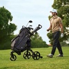 image:imageKVV Electric Golf Push Cart with Remote Control Super Compact and Lightweight Electric Golf CartSmallest Folding Size Electric Golf Cart Suitable for All Terrains and CharcoalCharcoal