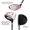 image:imageKVV Golf Drivers for Men Graphite Shaft Large Sweet Spot Right Hand with Head Covers