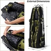 image:imageKVV HiProtective Golf Travel Bag with Extra Padded Top Foldable Golf Travel Cover with Wheels Multiple Handles and Pockects for Storage Travel Golf Bags Designed for Airlines