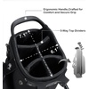 image:imageKVV Junior Golf Bag Lightweight Golf Stand Bag for Young Players for Ages 4668912 12 and UpBlack