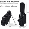 image:imageKVV Junior Golf Bag Lightweight Golf Stand Bag for Young Players for Ages 4668912 12 and UpBlack