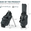 image:imageKVV Junior Golf Bag Lightweight Golf Stand Bag for Young Players for Ages 4668912 12 and UpCharcoal