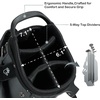 image:imageKVV Junior Golf Bag Lightweight Golf Stand Bag for Young Players for Ages 4668912 12 and UpCharcoal