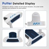 image:imageKVV Junior Golf Club for Kids Ages 3568912 Individual Right Handed Driver Fairway Hybrid Irons Wedge amp Putter for Girls amp Boys Perfect for Young GolfersAges 68 Blue