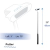 image:imageKVV Junior Golf Club for Kids Ages 3568912 Individual Right Handed Driver Fairway Hybrid Irons Wedge amp Putter for Girls amp Boys Perfect for Young GolfersAges 68 Blue
