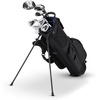 image:imageKVV Junior Golf Clubs Set Ages 3568912 Complete Kids Golf Set with Lightweight Stand Bag Driver Fairway Hybrid Irons Wedge amp Putter Right Handed for Girls amp BoysBlack