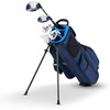 image:imageKVV Junior Golf Clubs Set Ages 3568912 Complete Kids Golf Set with Lightweight Stand Bag Driver Fairway Hybrid Irons Wedge amp Putter Right Handed for Girls amp BoysNavy