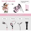 image:imageKVV Junior Golf Clubs Set Ages 3568912 Complete Kids Golf Set with Lightweight Stand Bag Driver Fairway Hybrid Irons Wedge amp Putter Right Handed for Girls amp BoysPink