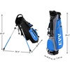 image:imageKVV Junior Golf Stand Bag Lightweight Golf Stand Bag for Children Kids Ages 46791012Blue