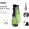 image:imageKVV Junior Golf Stand Bag Lightweight Golf Stand Bag for Children Kids Ages 46791012Lime