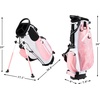 image:imageKVV Junior Golf Stand Bag Lightweight Golf Stand Bag for Children Kids Ages 46791012Pink