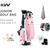 image:imageKVV Junior Golf Stand Bag Lightweight Golf Stand Bag for Children Kids Ages 46791012Pink