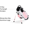 image:imageKVV Junior Golf Stand Bag Lightweight Golf Stand Bag for Children Kids Ages 46791012Pink