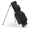 image:imageKVV Lightweight Pitch and Putt Golf Bag with Stand Adjustable Dual Straps Golf Stand Bag for Extra Storage in a Smaller SizeBlack