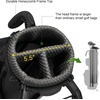 image:imageKVV Lightweight Pitch and Putt Golf Bag with Stand Adjustable Dual Straps Golf Stand Bag for Extra Storage in a Smaller SizeBlack