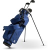 image:imageKVV Lightweight Pitch and Putt Golf Bag with Stand Adjustable Dual Straps Golf Stand Bag for Extra Storage in a Smaller SizeNavy