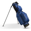 image:imageKVV Lightweight Pitch and Putt Golf Bag with Stand Adjustable Dual Straps Golf Stand Bag for Extra Storage in a Smaller SizeNavy