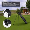 image:imageKVV Lightweight Sunday Golf Stand Bag Colorful Fashion Pitch and Putt Golf BagBlack