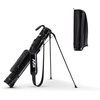 image:imageKVV Lightweight Sunday Golf Stand Bag Colorful Fashion Pitch and Putt Golf BagBlack