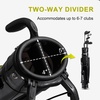image:imageKVV Lightweight Sunday Golf Stand Bag Colorful Fashion Pitch and Putt Golf BagBlack