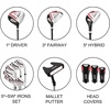 image:imageKVV Men Complete Golf Clubs Set 711 Piece Full Golf Club Set withWithout Stand Bag Right amp Left Handed All Golf Clubs for Men BeginnerBlack