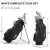 image:imageKVV Men Complete Golf Clubs Set 711 Piece Full Golf Club Set withWithout Stand Bag Right amp Left Handed All Golf Clubs for Men BeginnerBlackRed