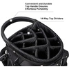 image:imageKVV Men Complete Golf Clubs Set 711 Piece Full Golf Club Set withWithout Stand Bag Right amp Left Handed All Golf Clubs for Men BeginnerBlackRed