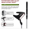 image:imageKVV Men Complete Golf Clubs Set 711 Piece Full Golf Club Set withWithout Stand Bag Right amp Left Handed All Golf Clubs for Men BeginnerBlackRed