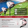 image:imageKVV Men Complete Golf Clubs Set 711 Piece Full Golf Club Set withWithout Stand Bag Right amp Left Handed All Golf Clubs for Men BeginnerBlackRed