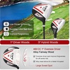 image:imageKVV Men Complete Golf Clubs Set 711 Piece Full Golf Club Set withWithout Stand Bag Right amp Left Handed All Golf Clubs for Men BeginnerBlackRed