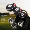 image:imageKVV Mens Complete Golf Clubs Package Set Includes Driver Fairway Hybrid 5P Irons Putter Stand Bag Head Covers Right Handed