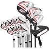 image:imageKVV Mens Complete Golf Clubs Package Set Includes Driver Fairway Hybrid 5P Irons Putter Stand Bag Head Covers Right Handed