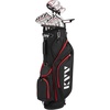 image:imageKVV Mens Complete Golf Clubs Package Set Includes Driver Fairway Hybrid 5P Irons Putter Stand Bag Head Covers Right Handed