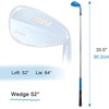image:imageKVV Premium Golf Wedges with Ionized Blue PVD Finish  525660 Degree Individual 3Wedge Golf SetRightHanded CNC Milled Face Wedge Set for Men amp Women52 Degree
