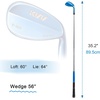 image:imageKVV Premium Golf Wedges with Ionized Blue PVD Finish  525660 Degree Individual 3Wedge Golf SetRightHanded CNC Milled Face Wedge Set for Men amp Women56 Degree