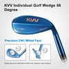 image:imageKVV Premium Golf Wedges with Ionized Blue PVD Finish  525660 Degree Individual 3Wedge Golf SetRightHanded CNC Milled Face Wedge Set for Men amp Women56 Degree