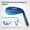 image:imageKVV Premium Golf Wedges with Ionized Blue PVD Finish  525660 Degree Individual 3Wedge Golf SetRightHanded CNC Milled Face Wedge Set for Men amp Women52 Degree