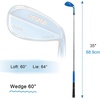 image:imageKVV Premium Golf Wedges with Ionized Blue PVD Finish  525660 Degree Individual 3Wedge Golf SetRightHanded CNC Milled Face Wedge Set for Men amp Women60 Degree
