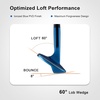 image:imageKVV Premium Golf Wedges with Ionized Blue PVD Finish  525660 Degree Individual 3Wedge Golf SetRightHanded CNC Milled Face Wedge Set for Men amp Women60 Degree